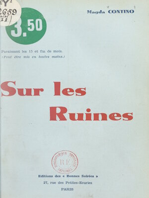 cover image of Sur les ruines